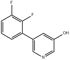 5-(2,3-Difluorophenyl)pyridin-3-ol Structure