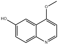 6-Quinolinol, 4-methoxy- 化学構造式