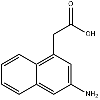 2-(3-Aminonaphthalen-1-yl)acetic acid 结构式