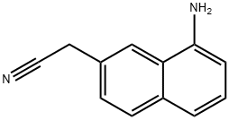 1-Aminonaphthalene-7-acetonitrile Struktur