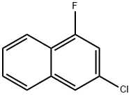 3-Chloro-1-fluoronaphthalene Struktur