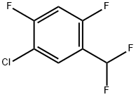 1-氯-5-(二氟甲基)-2,4-二氟苯, 1261869-24-2, 结构式