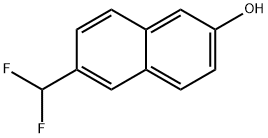 6-(二氟甲基)萘-2-醇, 1261870-28-3, 结构式