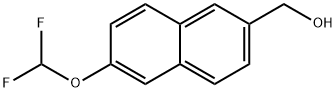 2-(Difluoromethoxy)naphthalene-6-methanol Struktur