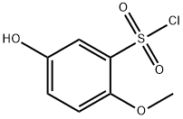 5-羟基-2-甲氧基苯磺酰氯,1261874-92-3,结构式