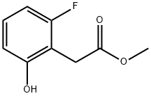 2-(2-氟-6-羟基苯基)乙酸甲酯 结构式