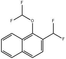 1-(Difluoromethoxy)-2-(difluoromethyl)naphthalene 结构式