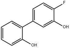 2-Fluoro-5-(2-hydroxyphenyl)phenol Structure