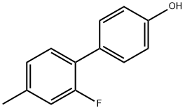 2'-fluoro-4'-methyl-[1,1'-biphenyl]-4-ol 结构式