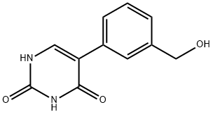 2,?4(1H,?3H)?-?Pyrimidinedione, 5-?[3-?(hydroxymethyl)?phenyl]?-|