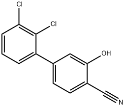 2-Cyano-5-(2,3-dichlorophenyl)phenol,1261929-55-8,结构式