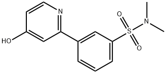 2-(3-N,N-Dimethylsulfamoylphenyl)-4-hydroxypyridine 结构式