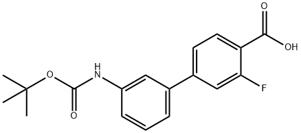 1261940-23-1 4-(3-BOC-Aminophenyl)-2-fluorobenzoic acid