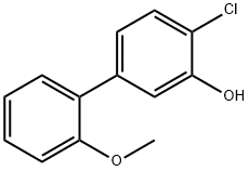 2-Chloro-5-(2-methoxyphenyl)phenol 化学構造式