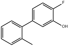 2-Fluoro-5-(2-methylphenyl)phenol Structure