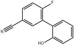 2-(5-Cyano-2-fluorophenyl)phenol Structure