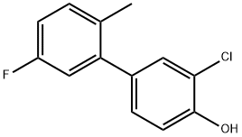 2-Chloro-4-(5-fluoro-2-methylphenyl)phenol|