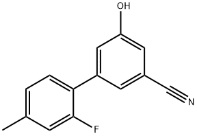 1261974-32-6 3-Cyano-5-(2-fluoro-4-methylphenyl)phenol