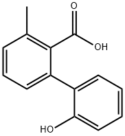 2-(2-Hydroxyphenyl)-6-methylbenzoic acid 结构式