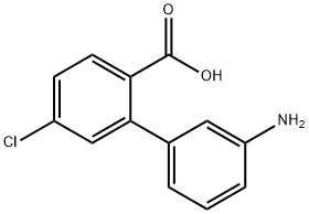 2-(3-Aminophenyl)-4-chlorobenzoic acid,1261990-93-5,结构式