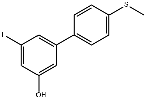 3-Fluoro-5-(4-methylthiophenyl)phenol,1261992-92-0,结构式