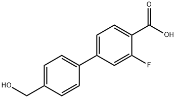 2-Fluoro-4-(4-hydroxymethylphenyl)benzoic acid|