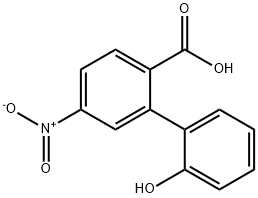 2-(2-Hydroxyphenyl)-4-nitrobenzoic acid,1262005-22-0,结构式