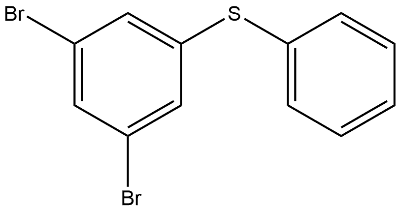 1,3-Dibromo-5-(phenylthio)benzene Structure