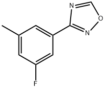 1,2,4-Oxadiazole, 3-(3-fluoro-5-methylphenyl)- Struktur