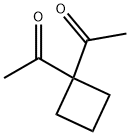 Ethanone, 1,1'-cyclobutylidenebis- Structure