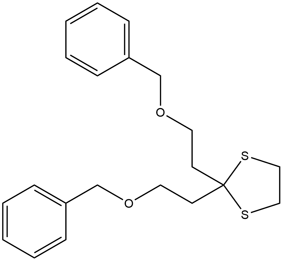1,3-Dithiolane, 2,2-bis[2-(phenylmethoxy)ethyl]-