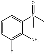Benzenamine, 2-(dimethylphosphinyl)-6-fluoro- Struktur