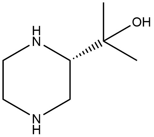 (S)-2-(哌嗪-2-基)丙-2-醇,1263316-40-0,结构式