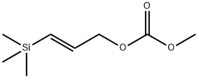 Carbonic acid, methyl (2E)-3-(trimethylsilyl)-2-propen-1-yl ester 化学構造式