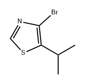 Thiazole, 4-bromo-5-(1-methylethyl)- Structure