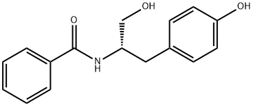 Benzamide, N-[2-hydroxy-1-[(4-hydroxyphenyl)methyl]ethyl]-, (S)- (9CI),126455-12-7,结构式