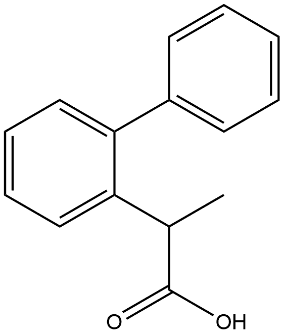 2-([1，1'-biphenyl]-2-yl)propanoic acid Structure