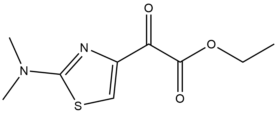 4-Thiazoleacetic acid, 2-(dimethylamino)-α-oxo-, ethyl ester