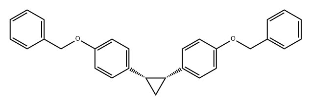 Benzene, 1,1'-(1,2-cyclopropanediyl)bis[4-(phenylmethoxy)-, cis- (9CI) 化学構造式