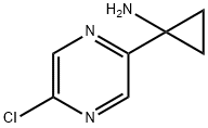 Cyclopropanamine, 1-(5-chloro-2-pyrazinyl)- Struktur