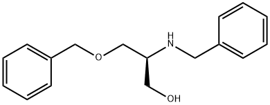 1-Propanol, 3-(phenylmethoxy)-2-[(phenylmethyl)amino]-, (2S)- Structure