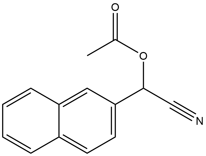 2-Naphthaleneacetonitrile, α-(acetyloxy)-,126644-23-3,结构式