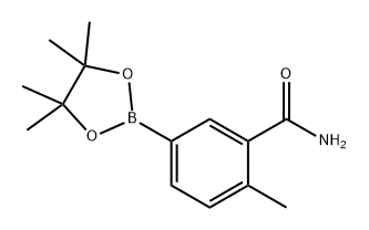 Benzamide, 2-methyl-5-(4,4,5,5-tetramethyl-1,3,2-dioxaborolan-2-yl)-|2-甲基-5-(4,4,5,5-四甲基-1,3,2-二氧杂硼烷-2-基)苯甲酰胺