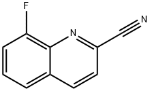 2-Quinolinecarbonitrile, 8-fluoro-,1266833-18-4,结构式