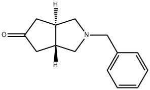 Cyclopenta[c]pyrrol-5(1H)-one, hexahydro-2-(phenylmethyl)-, trans- (9CI) Struktur