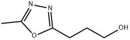 3-(5-甲基-1,3,4-噁二唑-2-基)丙-1-醇 结构式