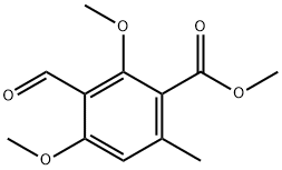 Benzoic acid, 3-formyl-2,4-dimethoxy-6-methyl-, methyl ester