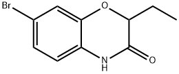 2H-1,4-Benzoxazin-3(4H)-one, 7-bromo-2-ethyl- Struktur