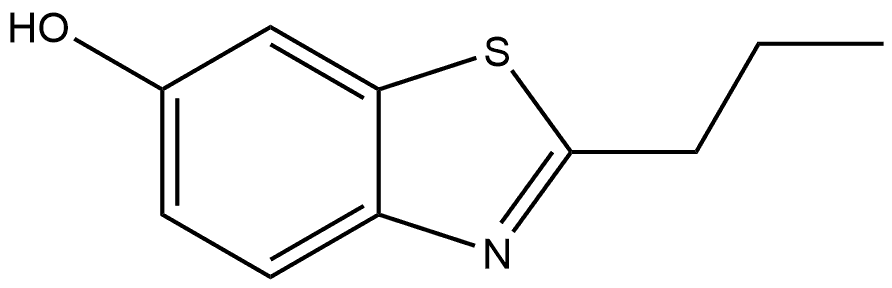 2-Propyl-6-benzothiazolol 结构式