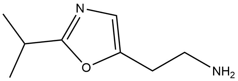 2-[2-(propan-2-yl)-1,3-oxazol-5-yl]ethan-1-amine Struktur